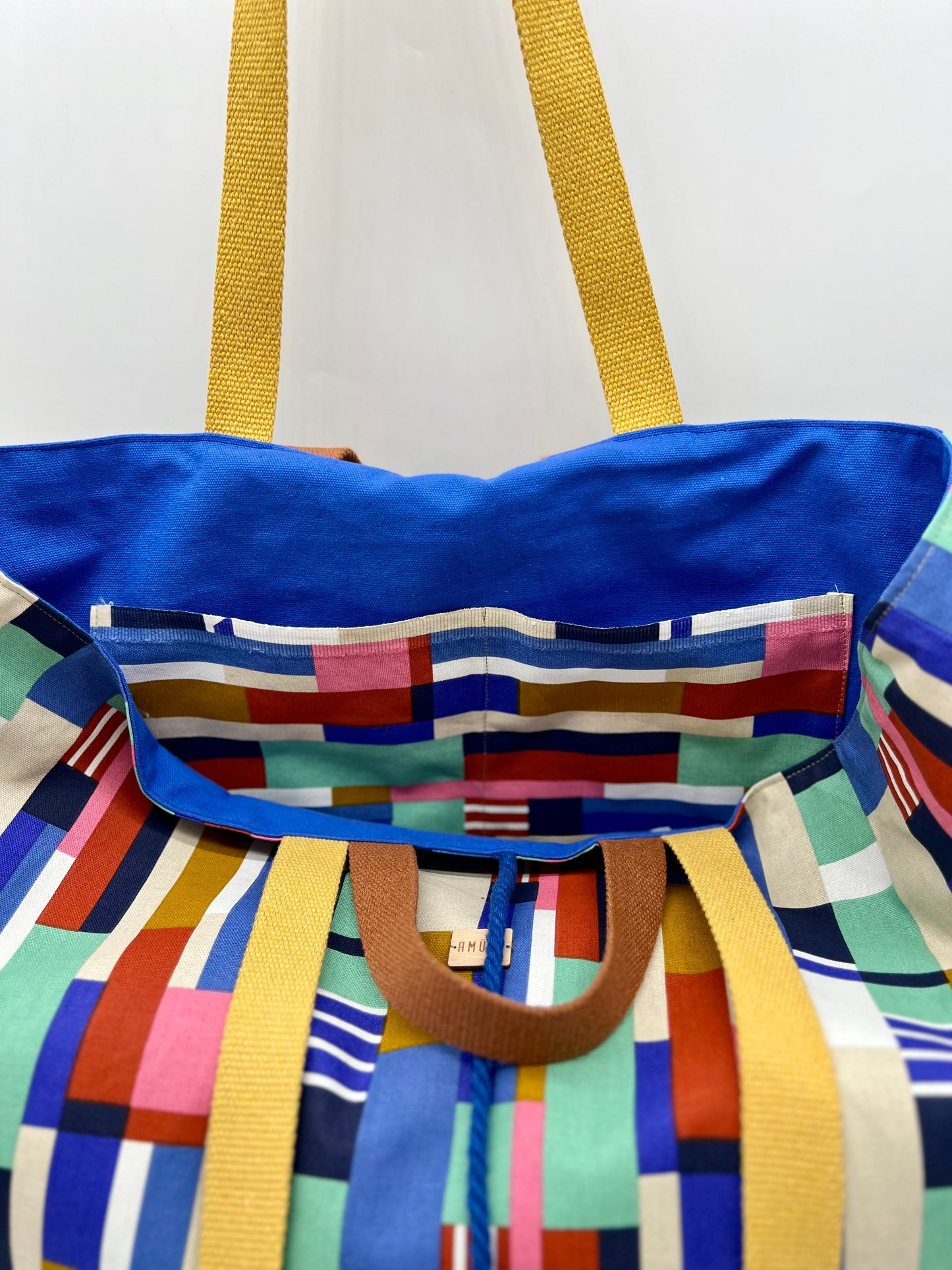 BIG BAG REVERSIBLE "Mondrian"