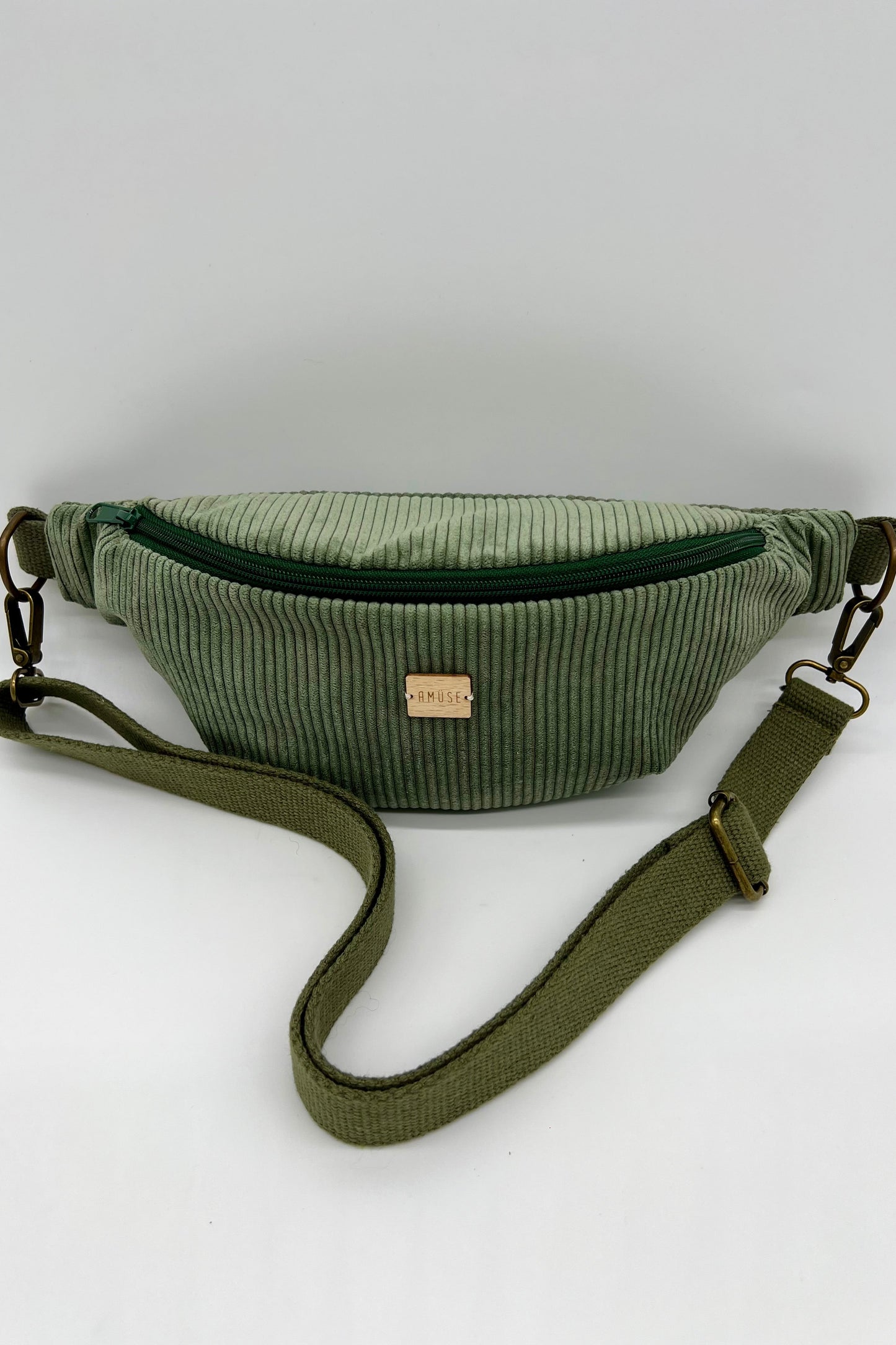 RIÑONERA "Pana verde"