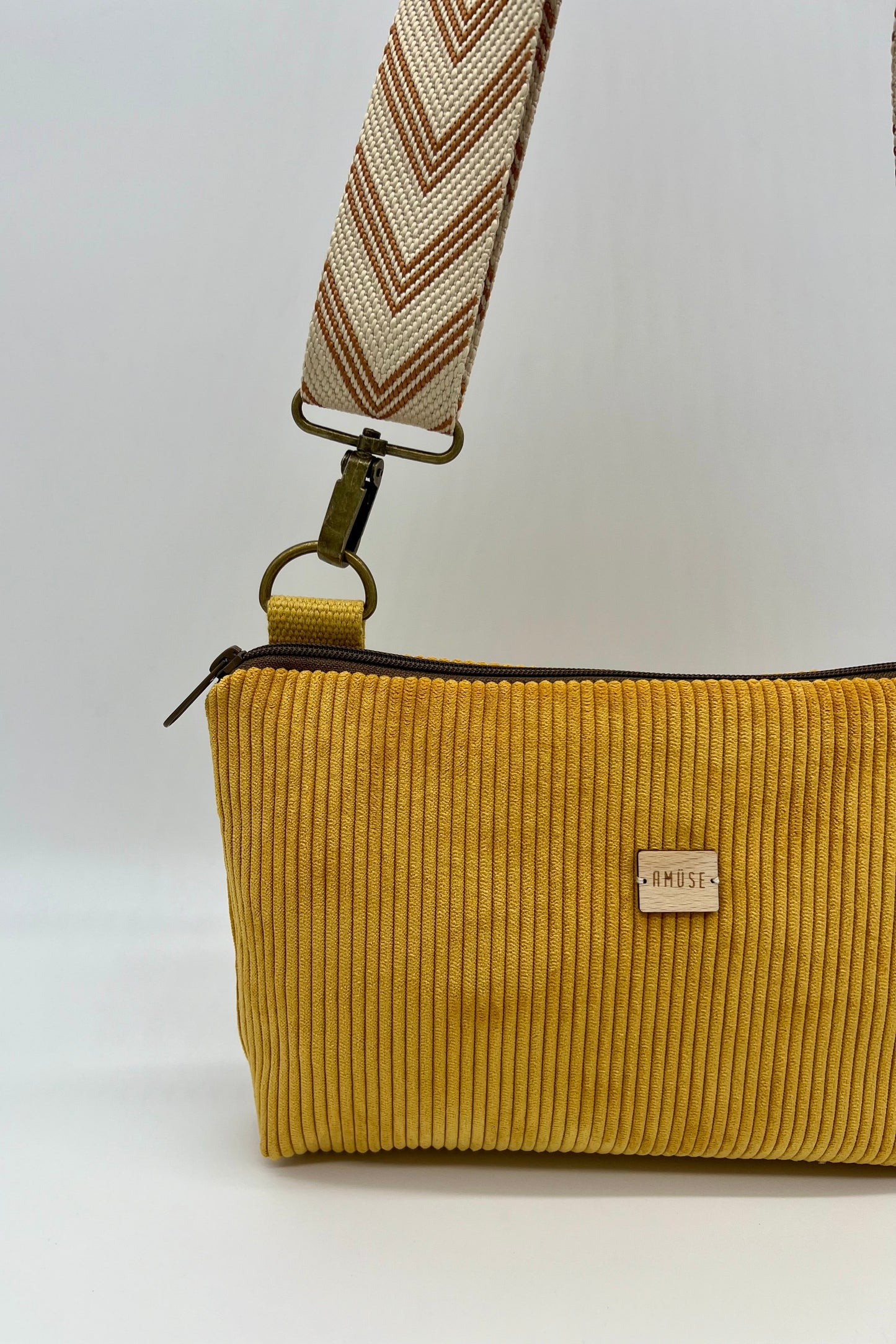 BANDOLERA MINI "Pana Mostaza"