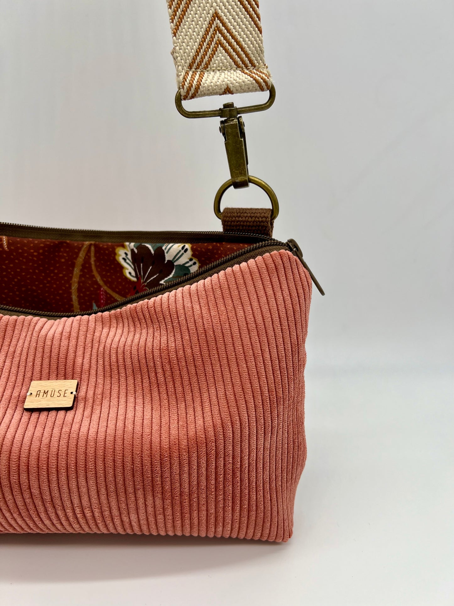 BANDOLERA MINI "Pana Coral"