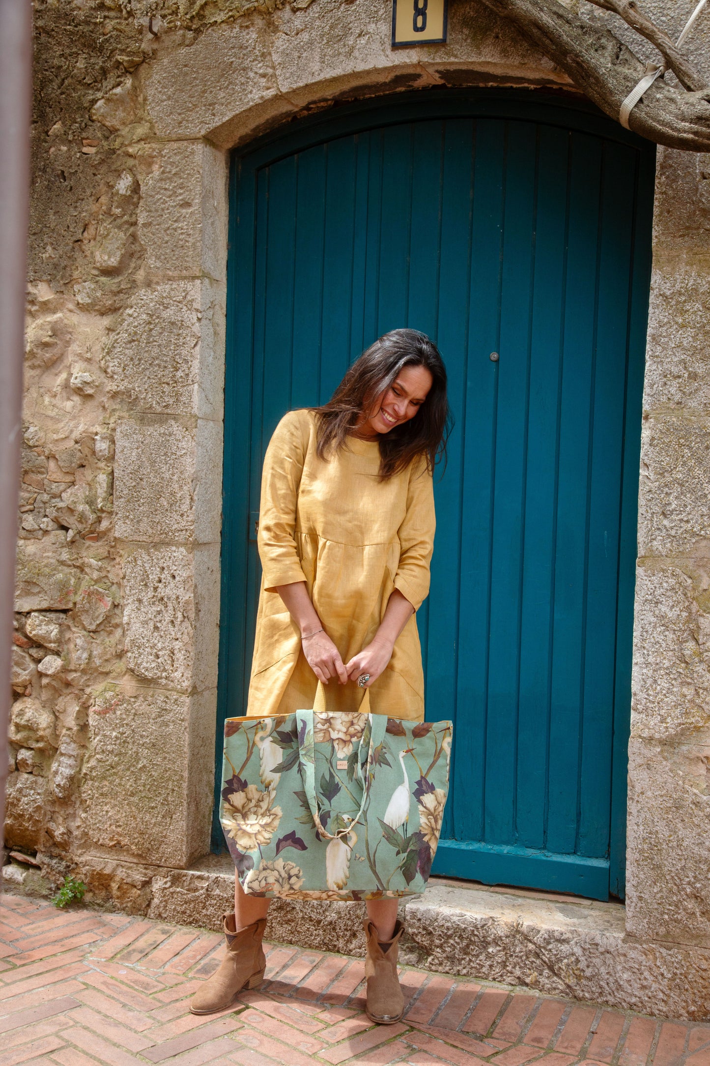 BIG BAG REVERSIBLE "Aves"