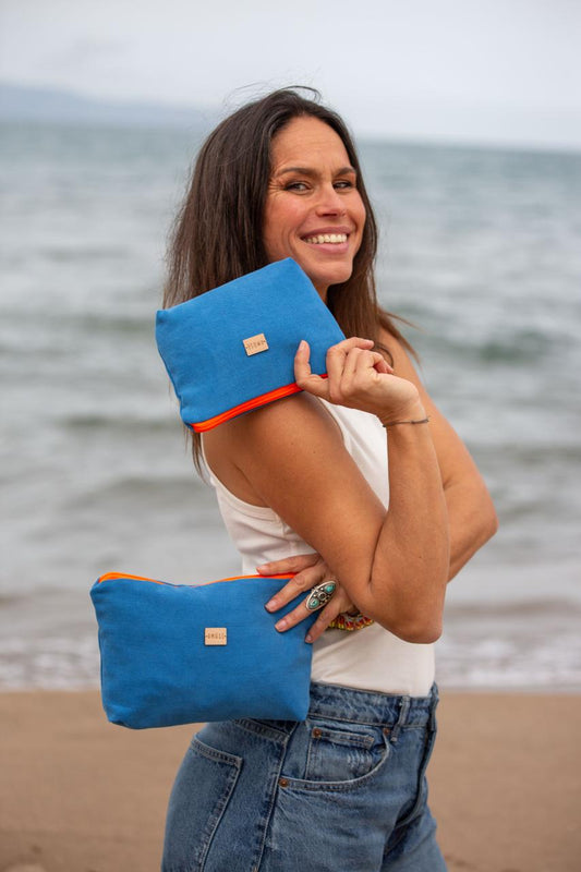 CARTERA DE MANO "Blue"