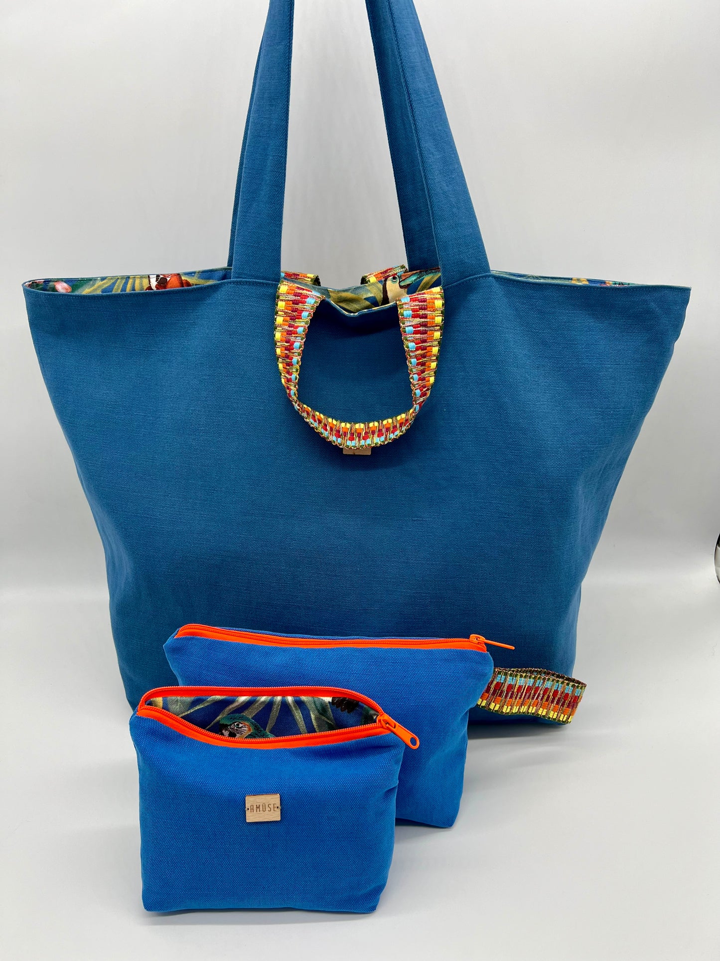 BIG BAG REVERSIBLE "Blue"