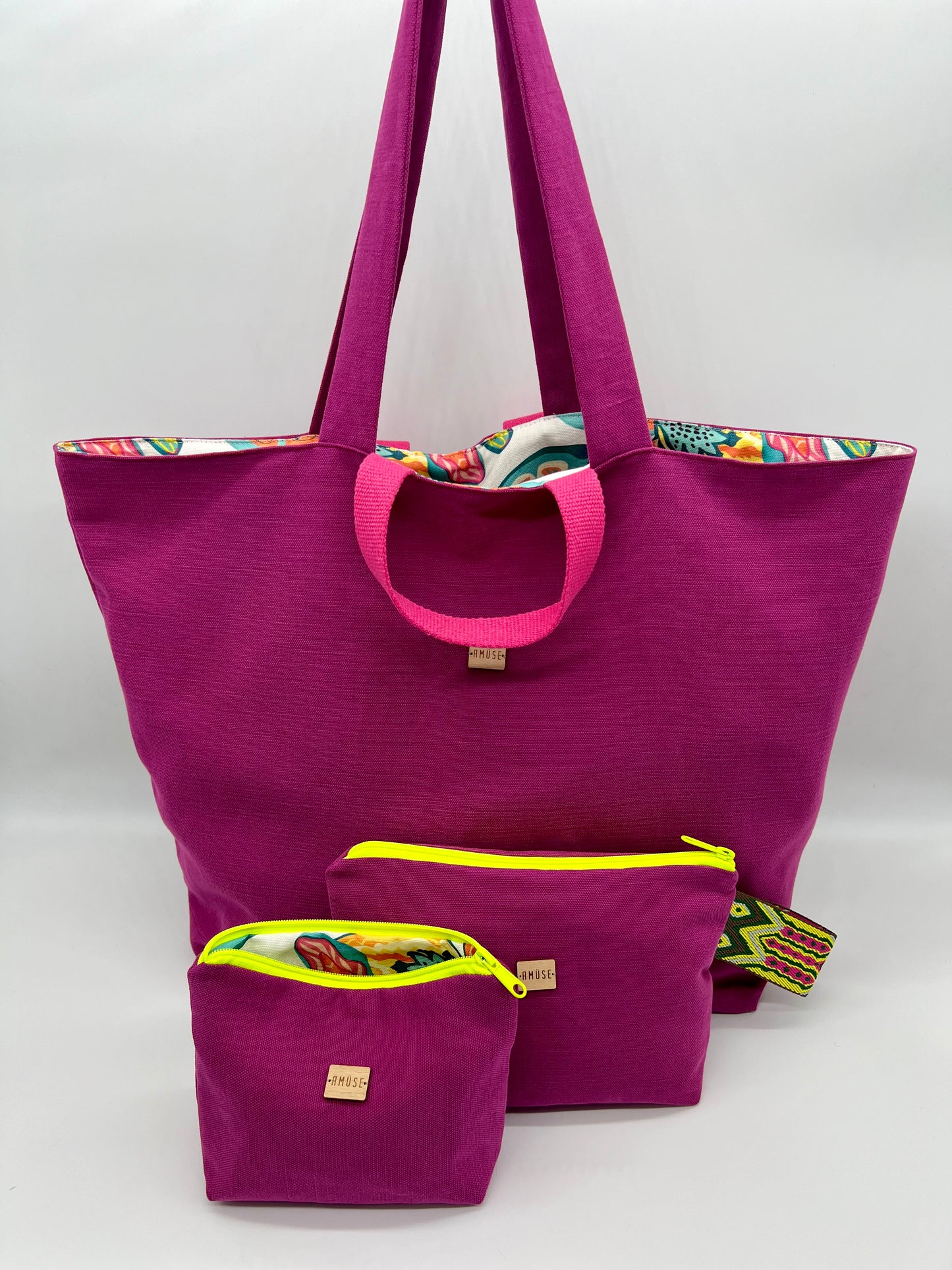 BIG BAG REVERSIBLE "Magenta"