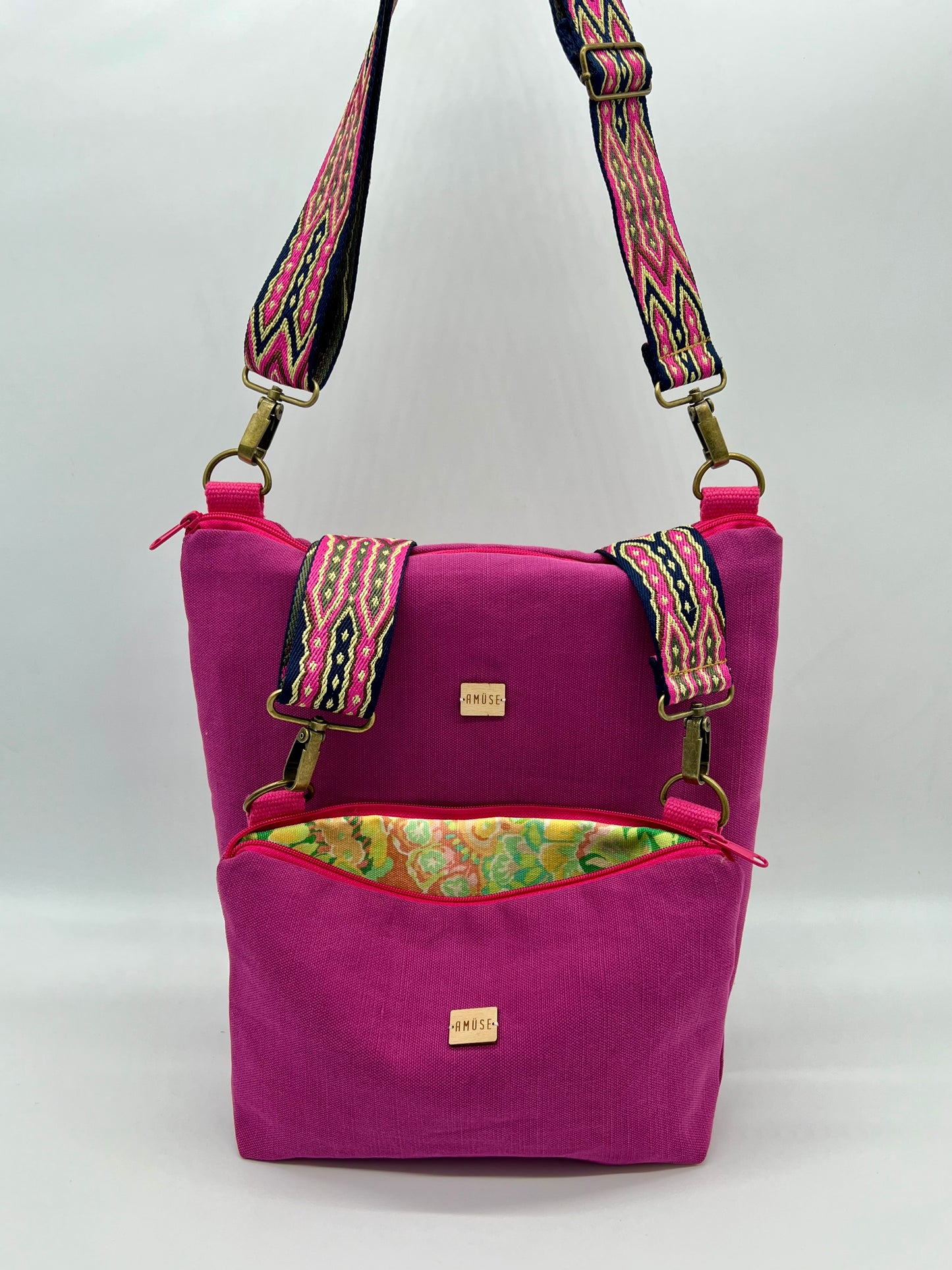 BANDOLERA MAXI "Magenta"