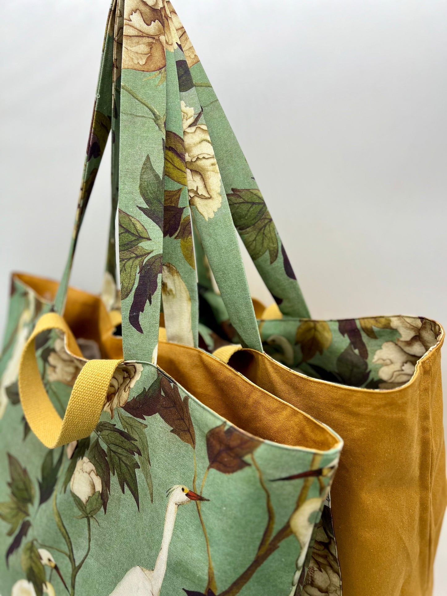 BIG BAG REVERSIBLE "Aves"