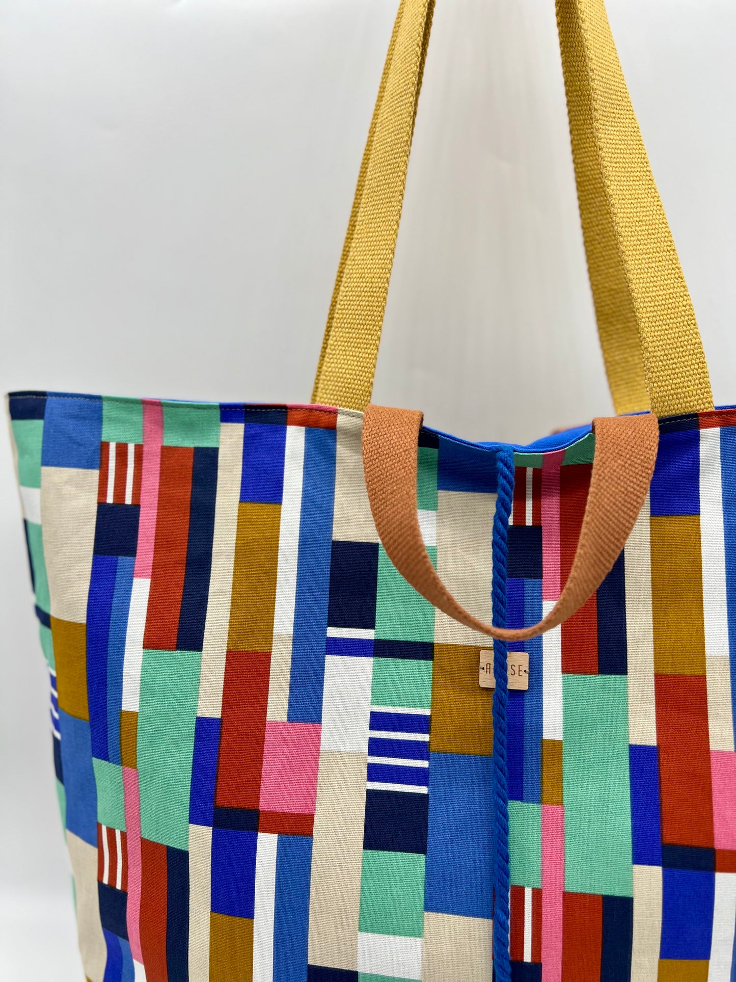 BIG BAG REVERSIBLE "Mondrian"
