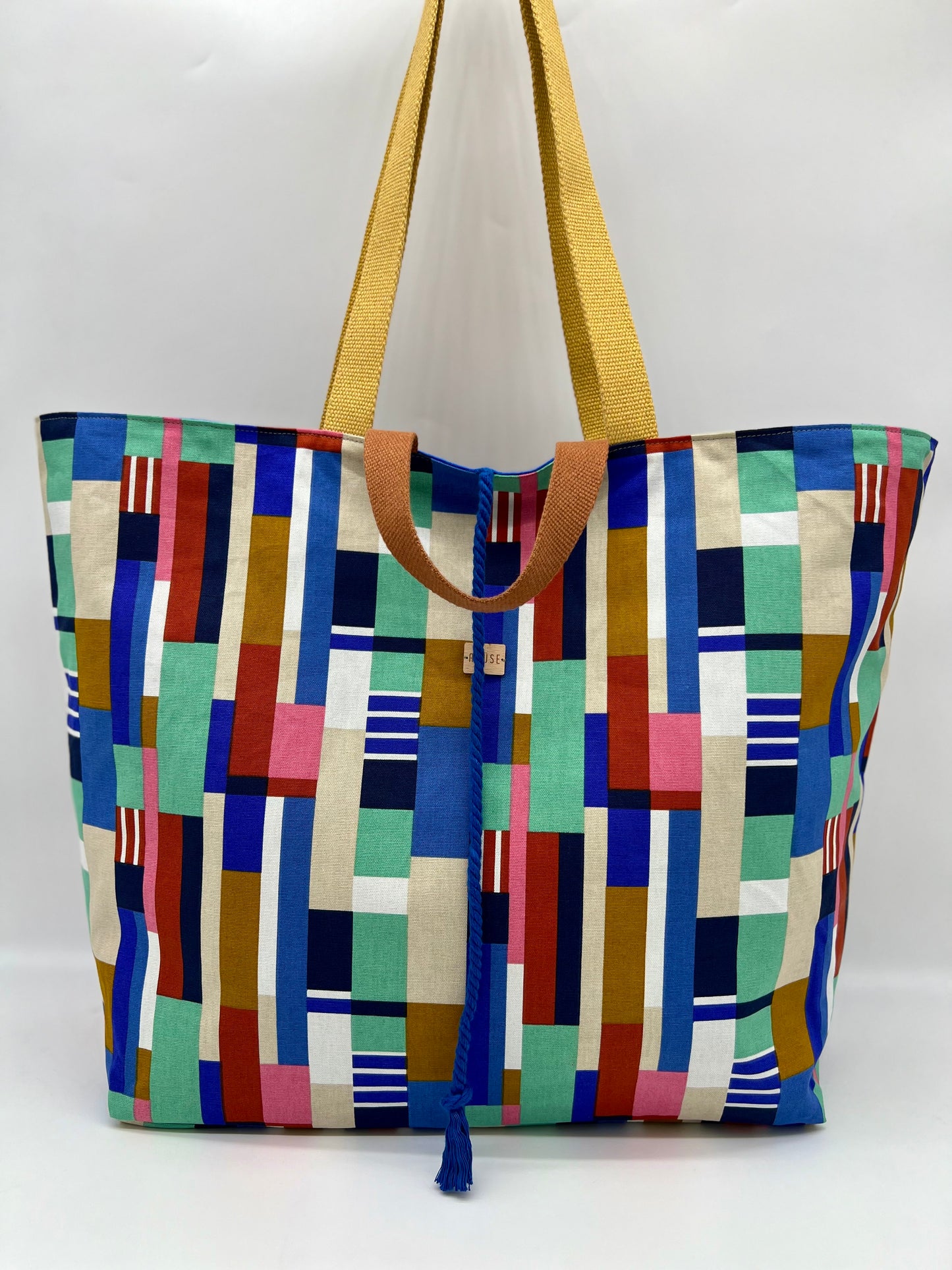 BIG BAG REVERSIBLE "Mondrian"