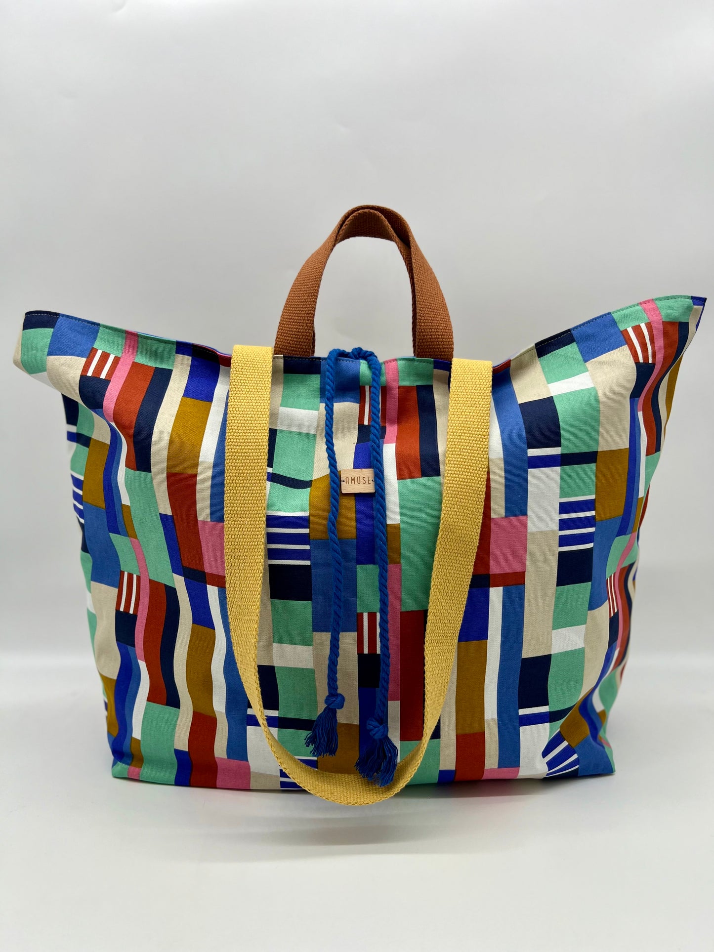 BIG BAG REVERSIBLE "Mondrian"