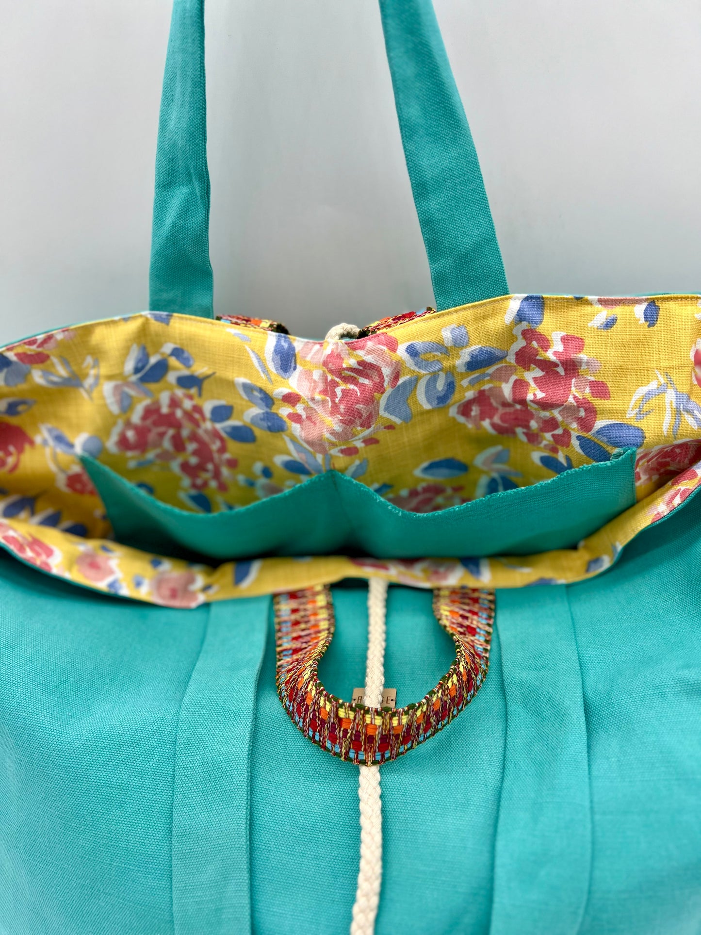 BIG BAG REVERSIBLE "Turquesa"