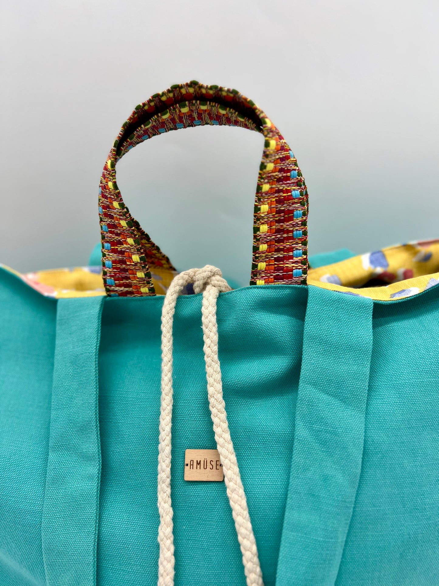 BIG BAG REVERSIBLE "Turquesa"