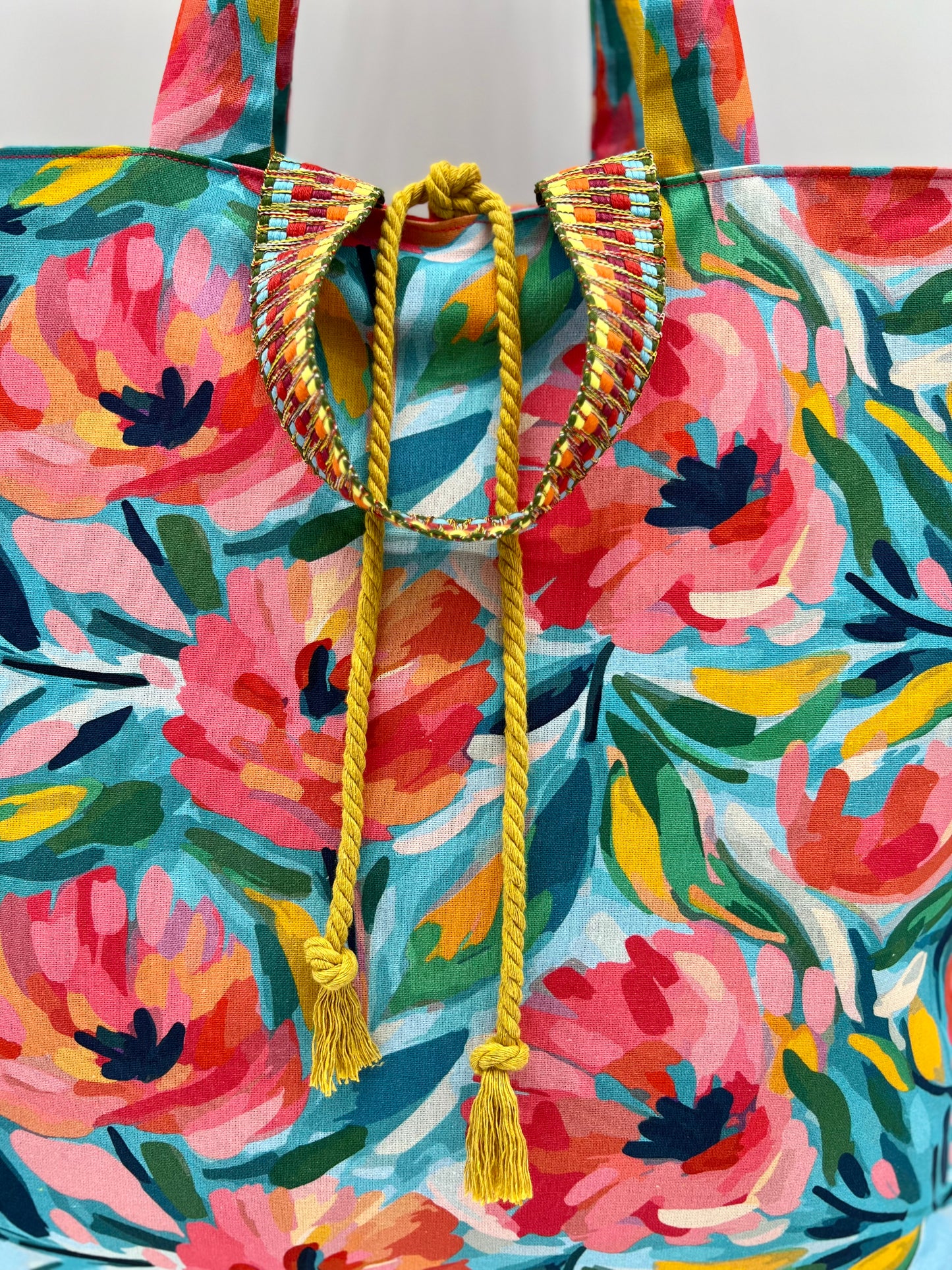 BIG BAG REVERSIBLE "Flores"