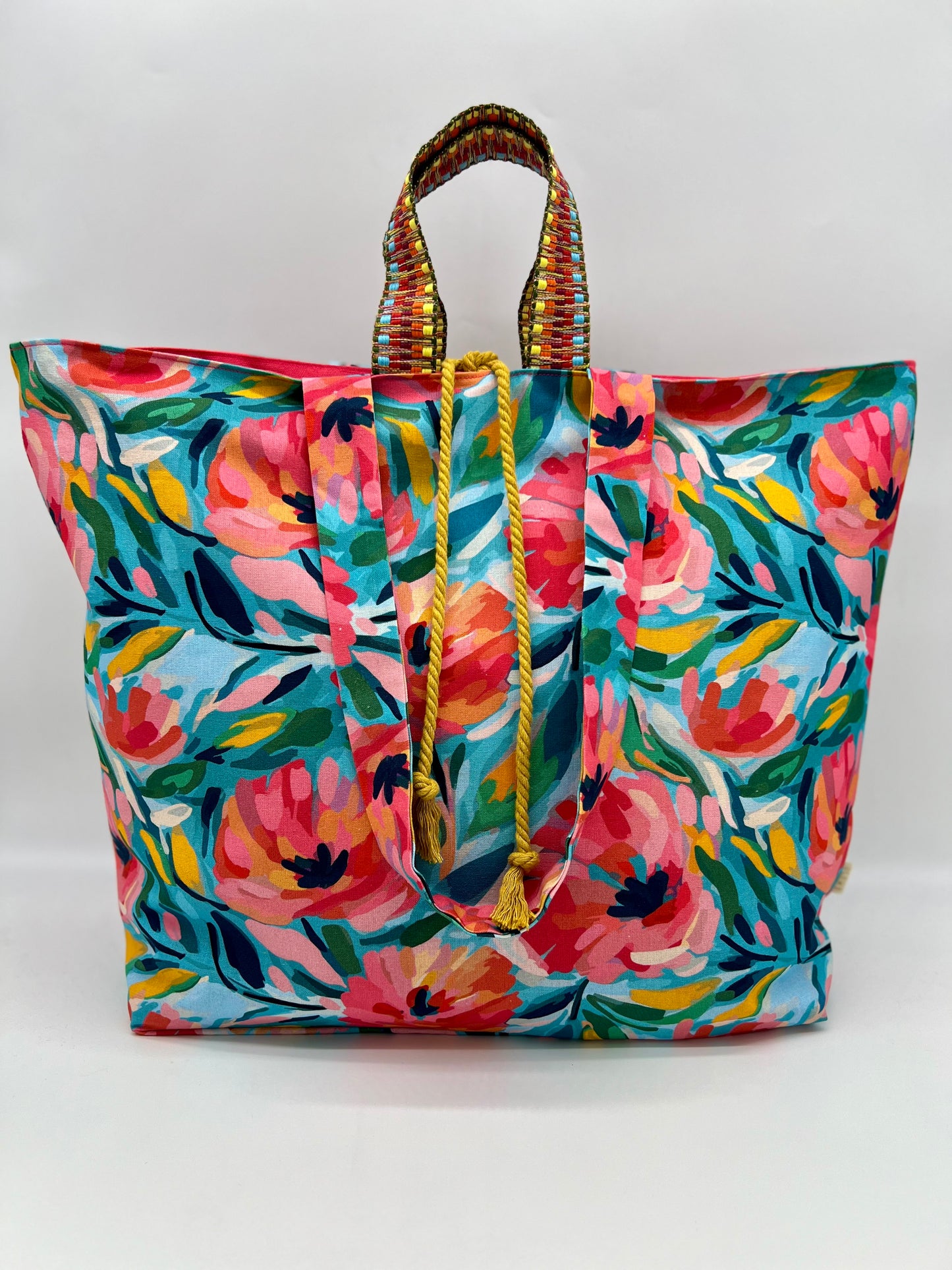 BIG BAG REVERSIBLE "Flores"