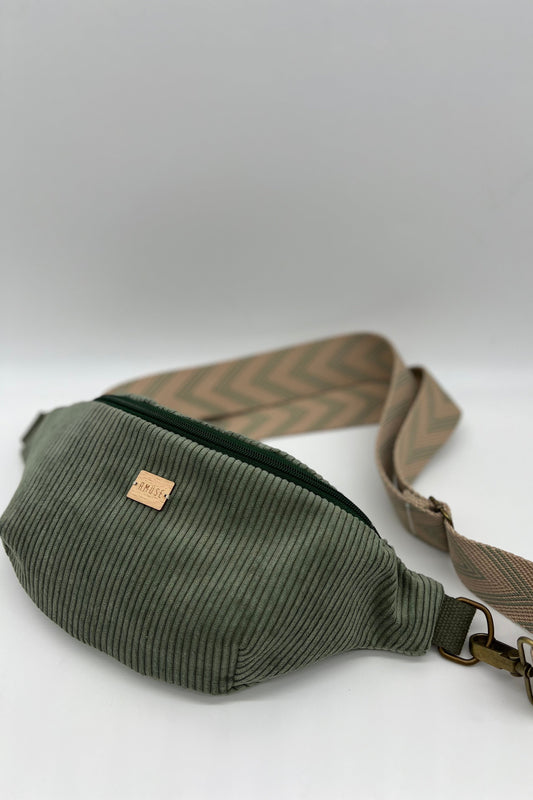 RIÑONERA "Pana verde"