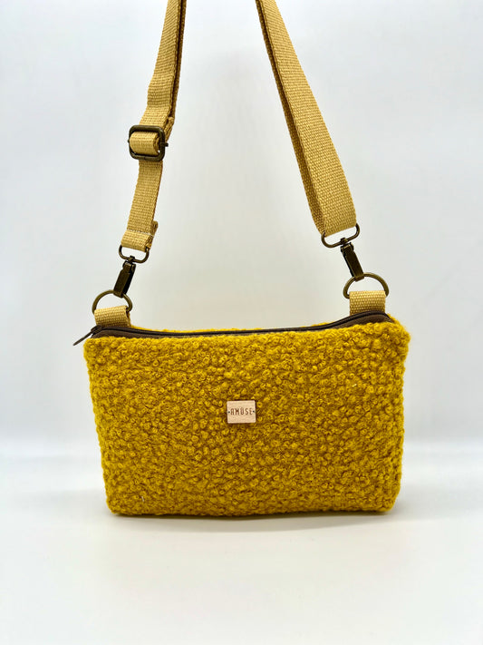 BANDOLERA MINI "Borreguito Mostaza"