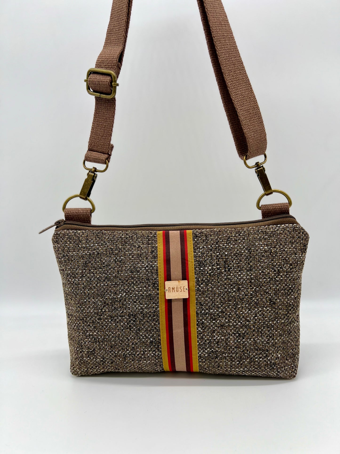 BANDOLERA MINI "Choco Chic"