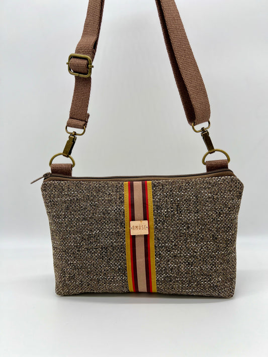 BANDOLERA MINI "Choco Chic"