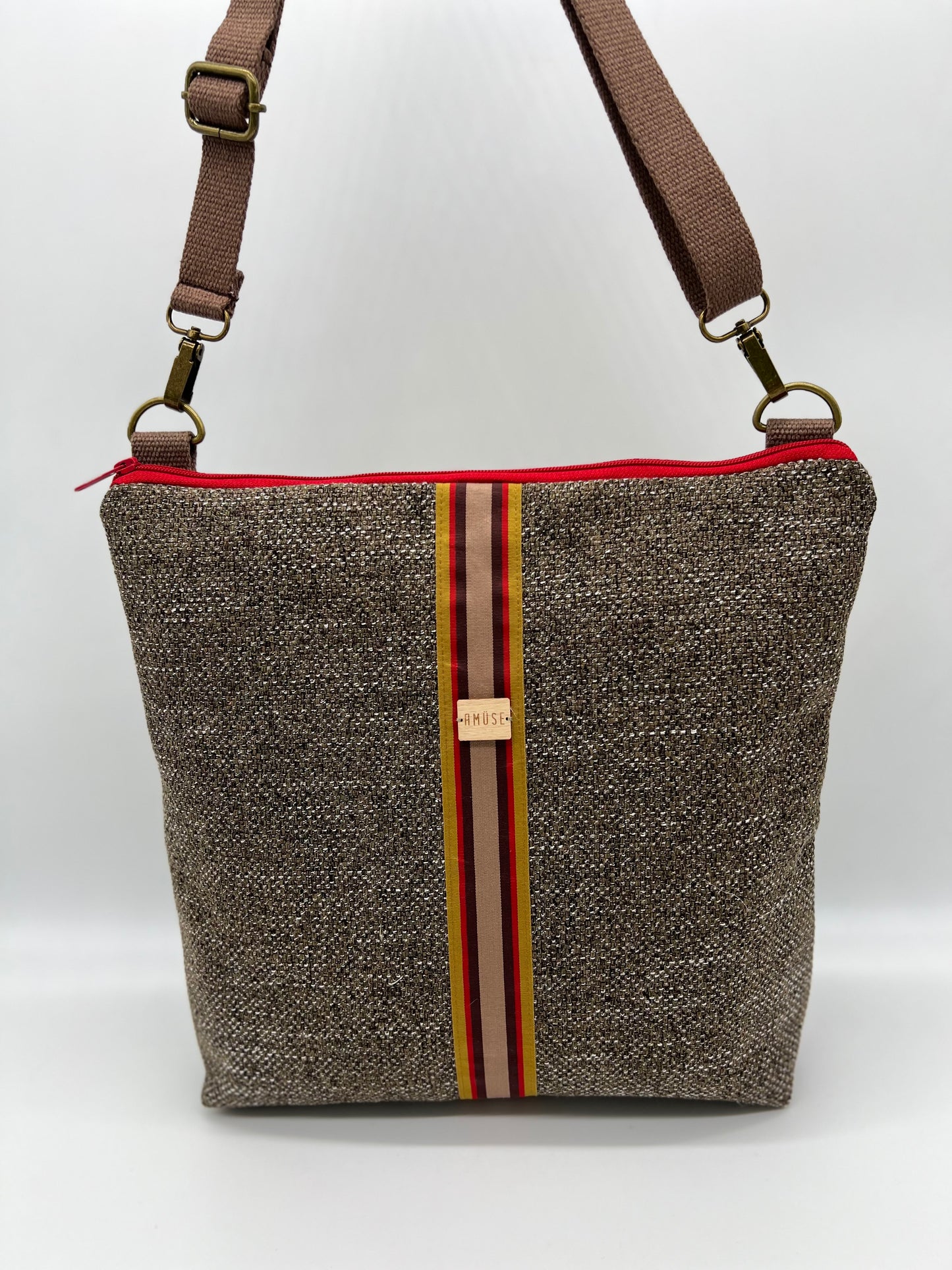 BANDOLERA MAXI  "Choco Chic"