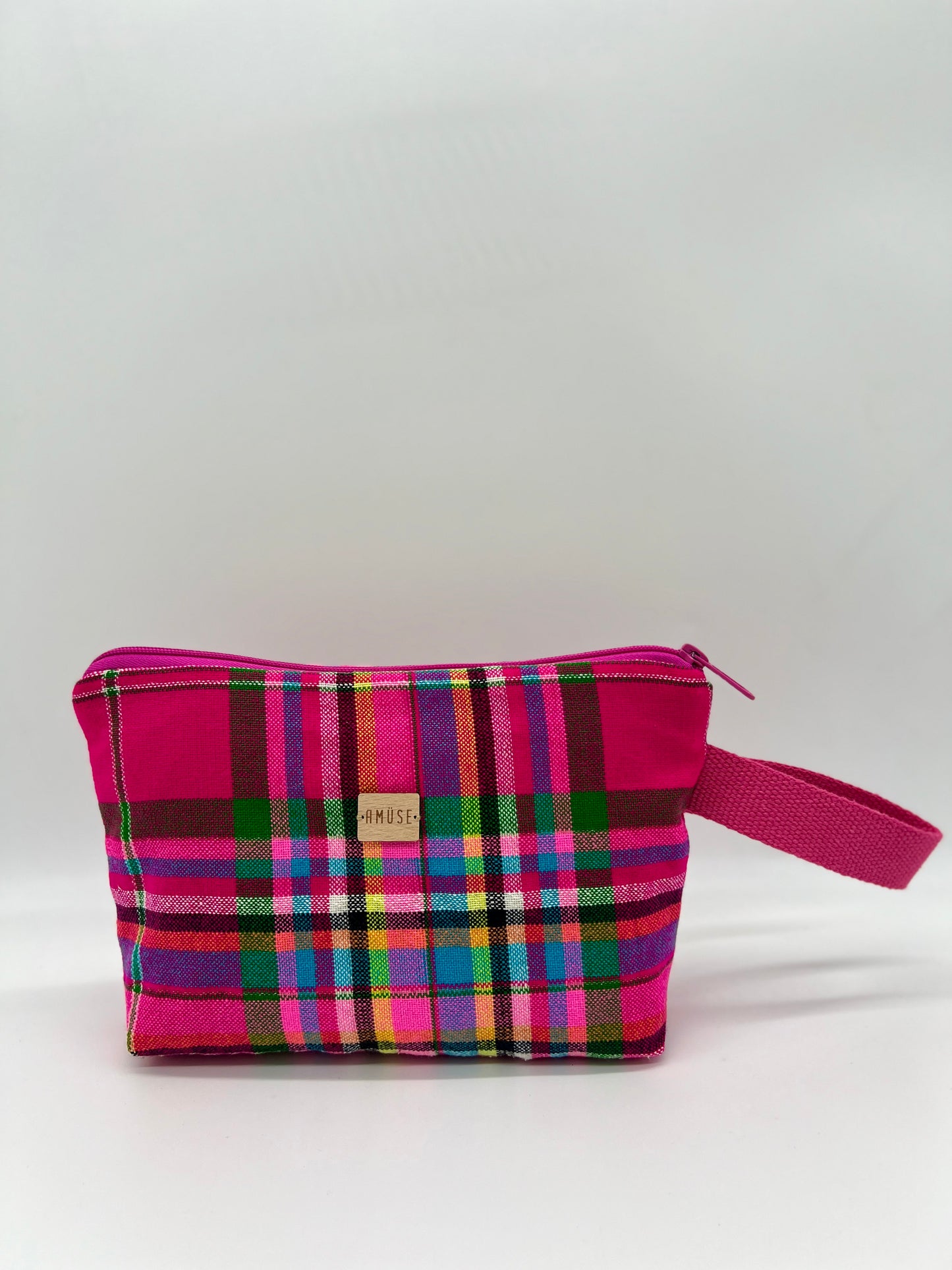 CARTERA DE MANO  "Pink Squares"