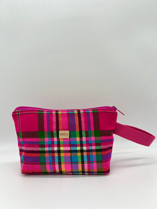 CARTERA DE MANO "Pink Squares"
