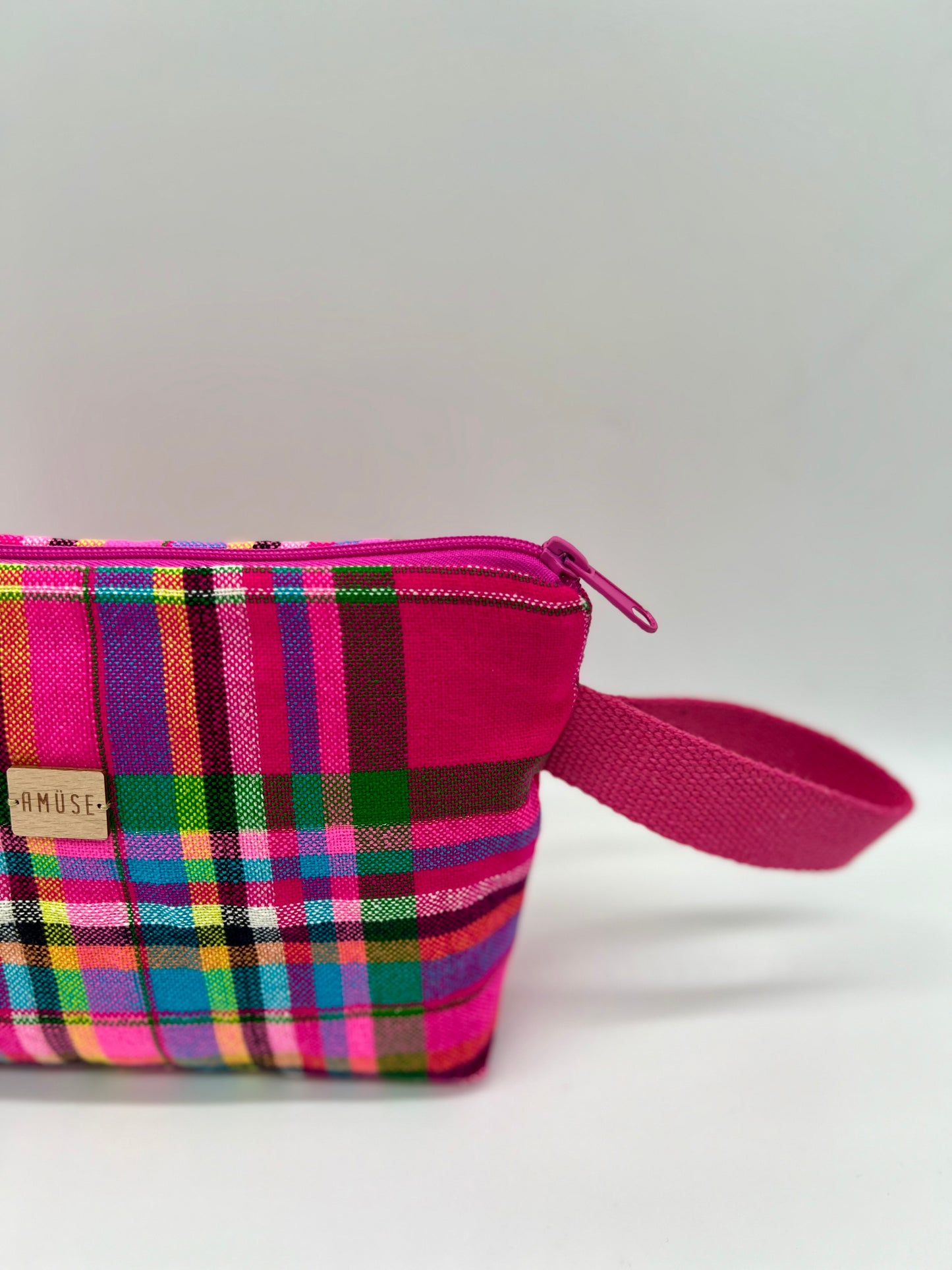 CARTERA DE MANO  "Pink Squares"