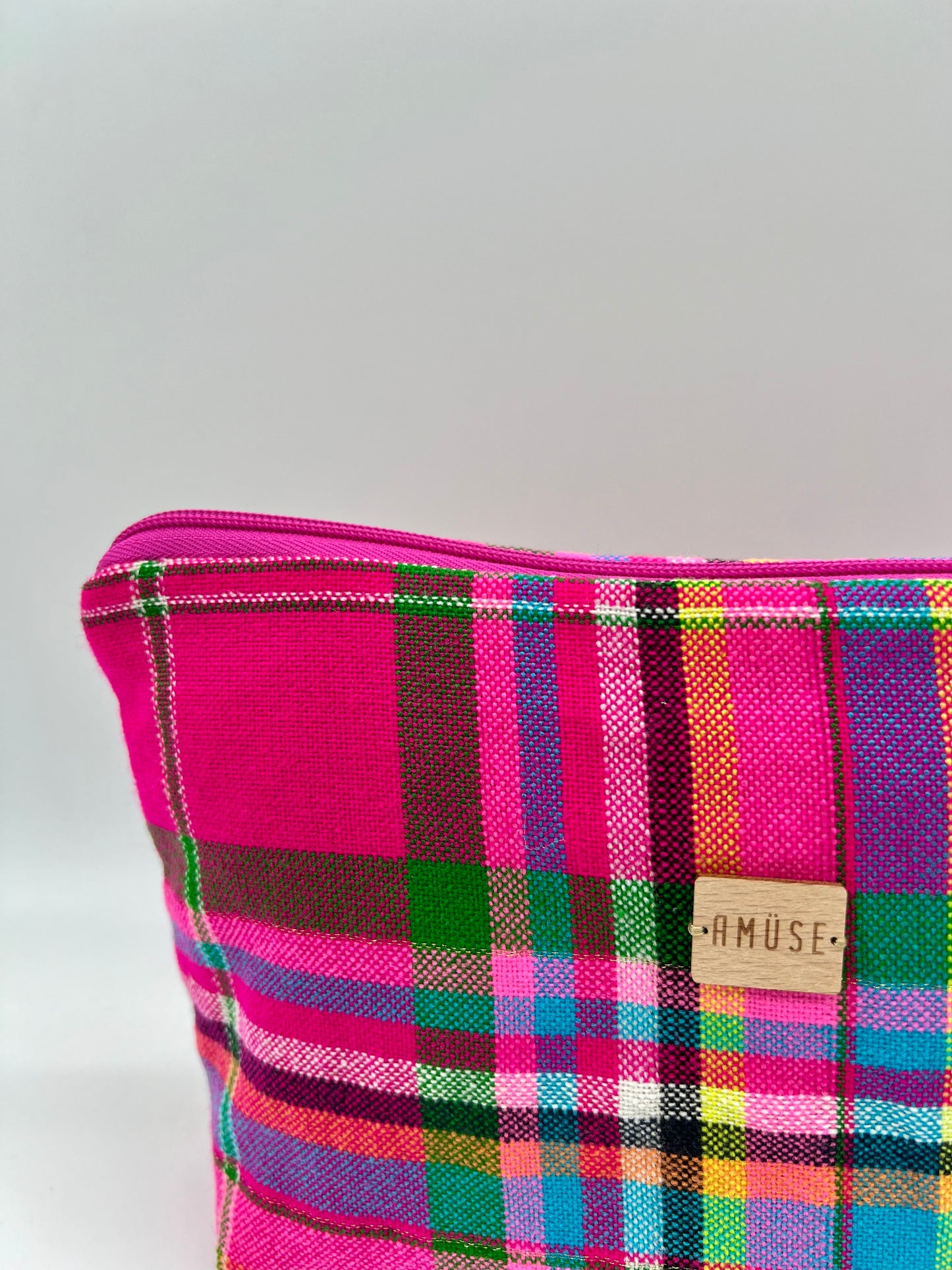 CARTERA DE MANO  "Pink Squares"