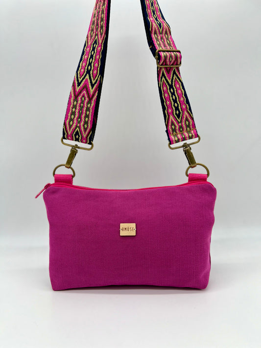 BANDOLERA MINI "Magenta"