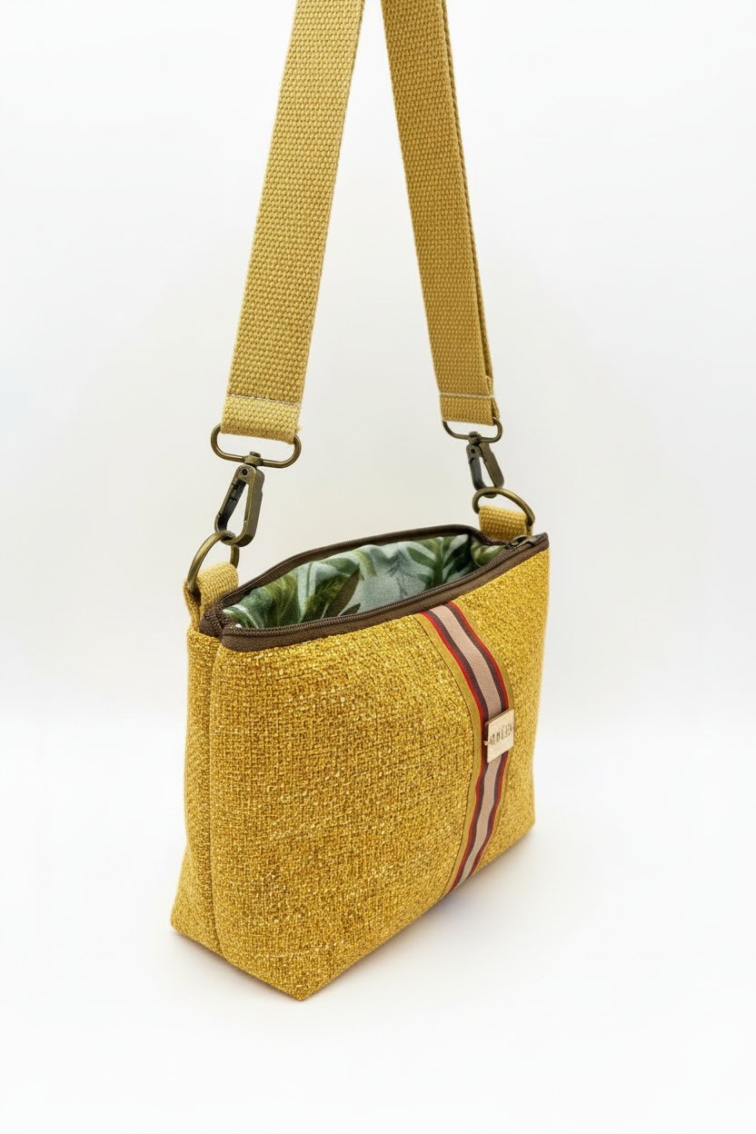 BANDOLERA MINI "Mustard Chic"